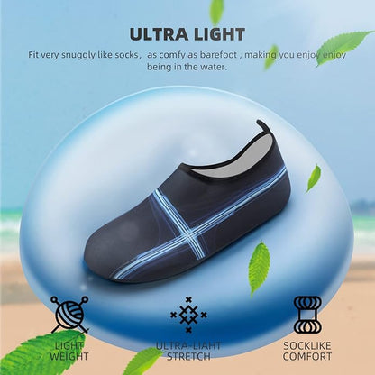 Water Shoes for Women Men Quick-Dry Aqua Socks Swim Beach Barefoot Yoga Exercise Wear Sport Accessories Pool Camping Must Haves Adult Youth Size