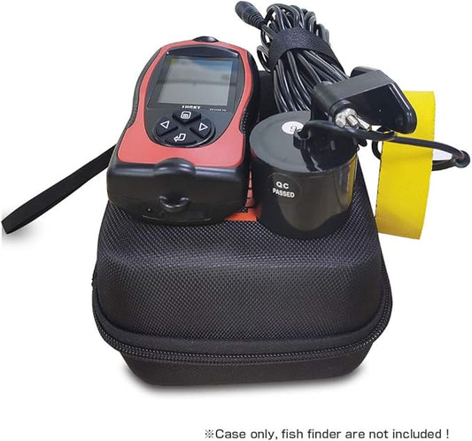 LUCKY Hard Travel Case LUCKYLAKER Handheld Fish Finder Boat Sonar Fishing Finders Transducer Kayak Fish Finder Waterproof for Ice Fishing