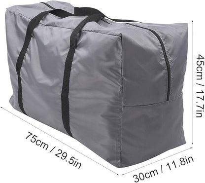 so Large Foldable Storage Carry Handbag, Multifunctional Duffel Bag for Kayak/Boat/Canoeing Sea/Fishing/Rafting/Swimming/Campingt (Gray)(Gray)