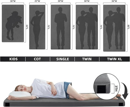 Sleeping Pad for Adults, Comfortable Thick Floor Sleeping Mats for Car Truck Tent with Removable Travel Bag