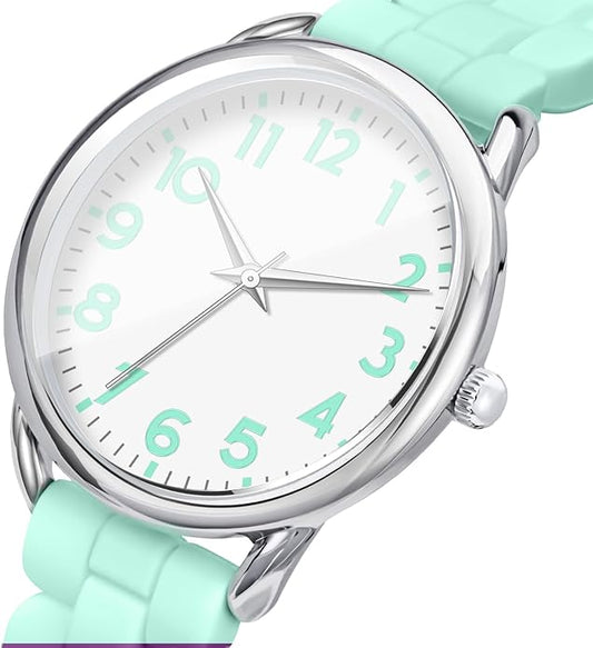 35MM Women's Watch Big Face Easy Reader Water Proof