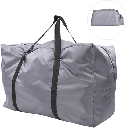 so Large Foldable Storage Carry Handbag, Multifunctional Duffel Bag for Kayak/Boat/Canoeing Sea/Fishing/Rafting/Swimming/Campingt (Gray)(Gray)