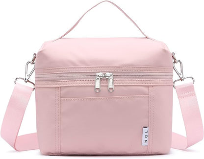 NOL Natural Organic Lifestyle Insulated Lunch Bags for Women Cooler Bag Lightweight Nylon Waterproof Lunch Box For Work