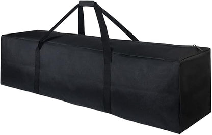 TOPDesign 46 Inch Extra Large Zippered Duffel Bag for Travel Camping Sports Equipment Storage, Waterproof Foldable Luggage Bag with Padded Handles