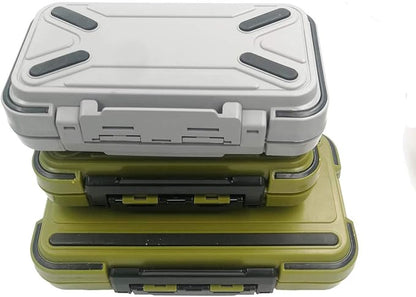 Waterproof Fishing Lure Box Spoon Hooks Baits Storage Tackle Box Containers for Casting Fishing Fly Fishing,Large/Medium/Small Lure Case