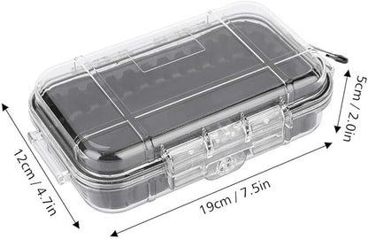 Tbest Waterproof Dry Box Airtight Outdoor Shockproof Storage Case Multipurpose Carry Box Container Inner Rubber Pad Detachable 4 Colors