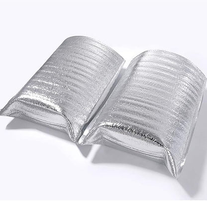 Smilco Reusable Insulation Bags Thermal Box Liners Metalized Liners Lunch Food Box Shopping Bag Insulated Lining Waterproof Insulation Package (25 Pack/ 8 In x 11 In)