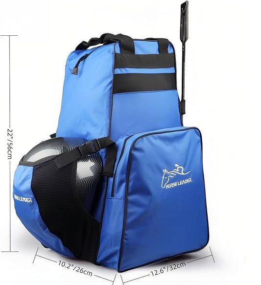 Tall Boot and Helmet Carrier - Waterproof 3 in 1 Equestrian Travel Bag for Horse Riding, Large Capacity, English Bag Carry All