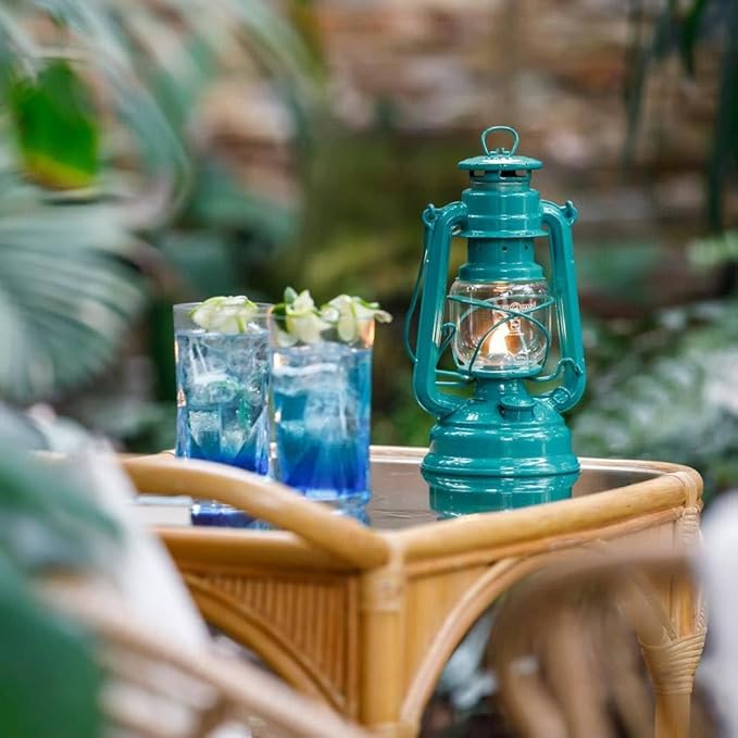 Baby Special 276 Hurricane Lantern in 21 Colours (Teal Blue)