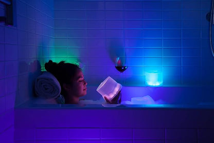 BioLite Luci Color Essence: Solar Inflatable Lantern with 8 Pastel Color Options, 15 Lumens LEDs, Matte Finish, Lasts Up to 6 hrs, Rechargeable via Solar, Waterproof, Indoor/Outdoor Decorating