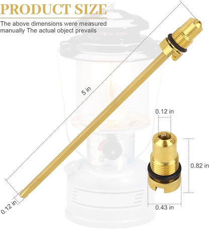 Check Valve and Air Stem Assembly Compatible with Coleman Stove Valve Part for Fuel Lantern or Stove - 1 Pcs