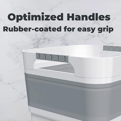Wash Basin for Baby Bottles, Foldable, Versatile Wash Tub for Kitchen, RV, Outdoor Camping Sink, Sturdy & Easy to Clean