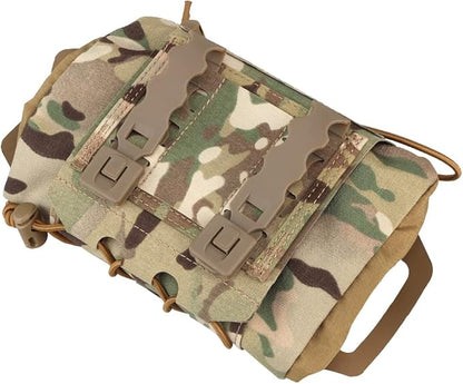 SABADO Rapid Deploy IFAK Pouch First Aid Kits Pack Tactical Two-piece System Medical Supply Holder Roll Carrier Hypalon Handle Outdoor Sport Hunting Bag Laminated Matting Fabric