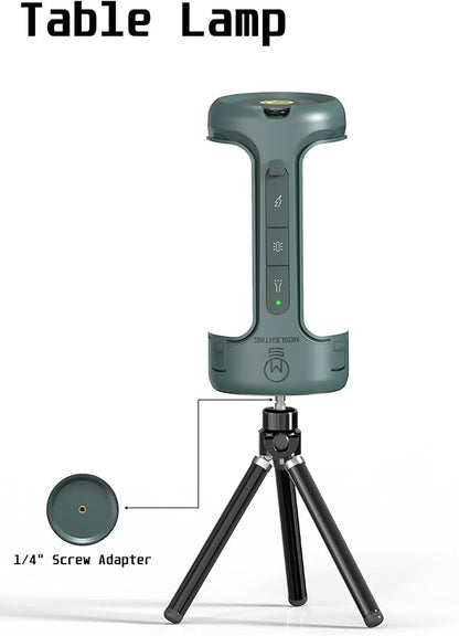 Foldable Camping Light Rechargeable Lantern, 10000mAh Power Bank, Portable Flashlight, IP54 Waterproof, 1/4" Screw Adapter, 750LM, 5 Modes, LED Tent Light for Camping, Hiking, Fishing