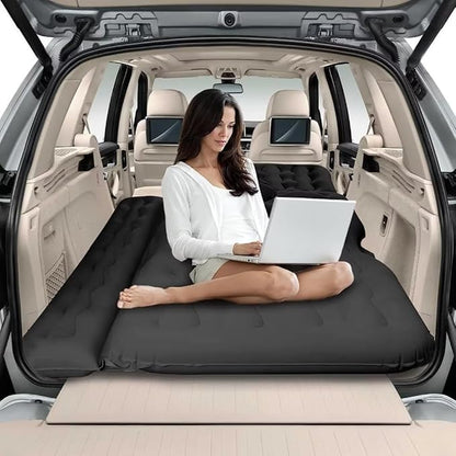 SUV Air Mattress Camping Bed - Car Mattress Back Seat Portable Foldable Car Air Bed Sleeping Pad Car Bed Mattress for Sedan Truck
