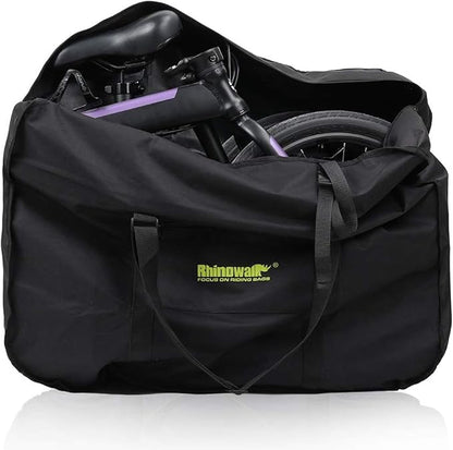 Rhinowalk 20/26inch Folding Bike Bag Waterproof Biycle Travel Case Carrying Case Outdoors Bike Transport Bag for Car Train Air Travel
