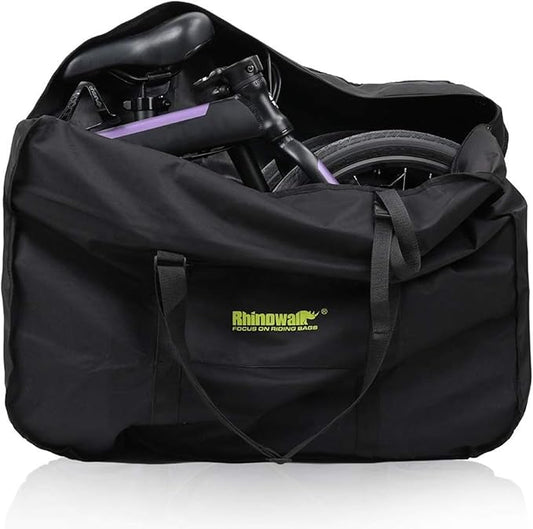 Rhinowalk 20/26inch Folding Bike Bag Waterproof Biycle Travel Case Carrying Case Outdoors Bike Transport Bag for Car Train Air Travel