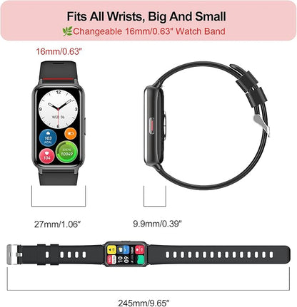 Smart Watch for Women, Fitness Tracker (Answer/Make Calls), with 1.47″ AMOLED Always-On Display, 24/7 Heart Rate, Sleep Tracking, 110+ Sport Modes, Custom watch faces, Compatible for Android Phone, A1