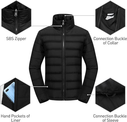 GEMYSE Men's Waterproof 3-in-1 Ski Snow Jacket Puffer Liner Insulated Winter Coat