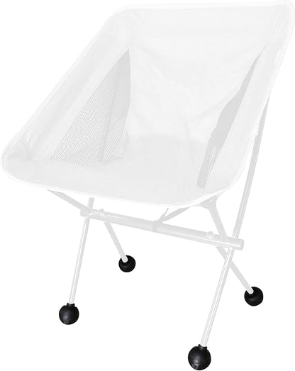 Camping Chair Anti Sink Rubber Ball Feet Anti Slipery Set of 4 Stability Outdoor Chair Leg Cap Fishing Hiking Uneven Floor Portable with A Mesh Sport Bag Inner Diameter(Fits 14mm Legs)
