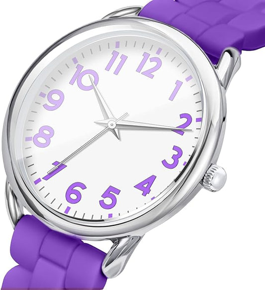 35MM Women's Watch Big Face Easy Reader Water Proof