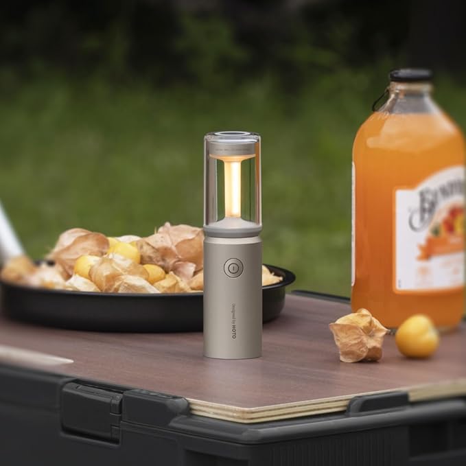 HOTO Outdoor Camping Flashlight Rechargeable, 3-in1 Camping Lantern 3200mAh, IP66 Water Resistant Camping Lamp Tent Lights with Hook, LED Flashlight for Camping, Outdoor, Emergency