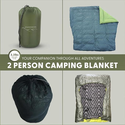 Ultralight Sleeping Bag Top Quilt 850 Down Ultralight Backpacking Camping Blanket