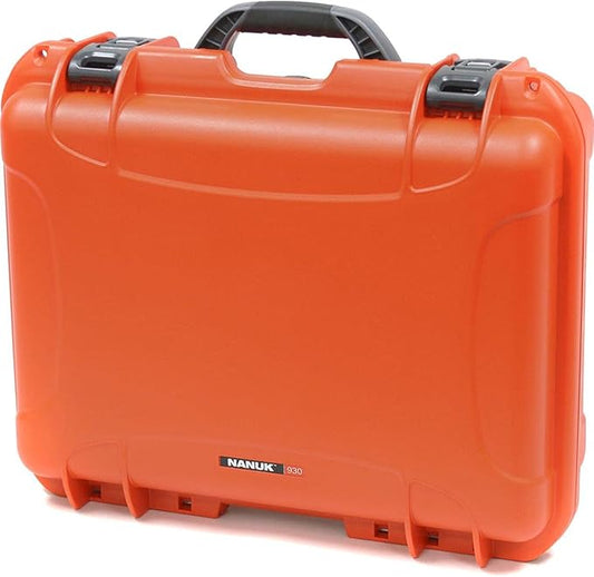 Nanuk Large Series 930 Lightweight NK-7 Resin Waterproof Protective Case with Foam, Orange