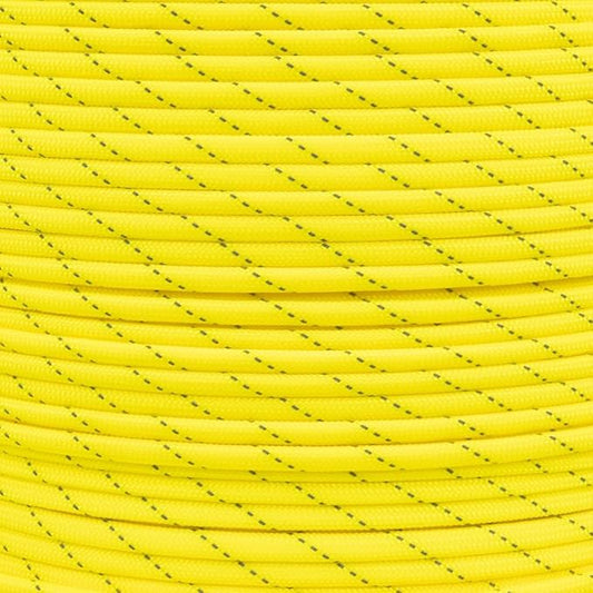 Reflective 550lb Paracord – 7 Strand Type III Nylon Parachute Cord for Hiking, Camping, and Fishing – 30+ Colors and 6 Length Options