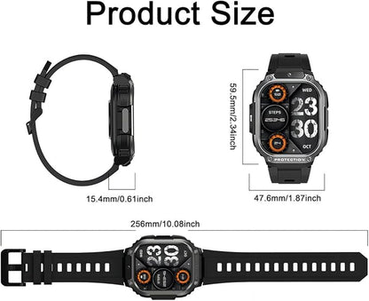 4G LTE GPS Smartwatch Phone for Men Women, SIM Card (Answer/Make Call), 2GB+16GB, Android 8.1 Activity Tracker with Heart Rate, App Store HD Camera Video Calling 2.13 inch AMOLED Screen