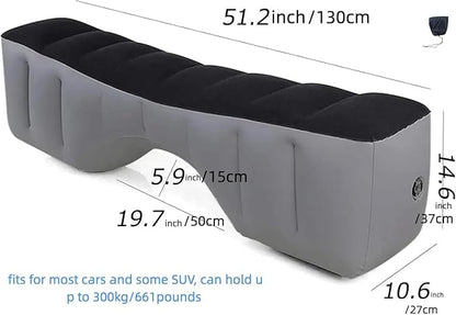 Inflatable SUV Car Mattress Back Seat Gap Filler Pad Extender Portable Sleeping Air Bed for Outdoor Camping Travel
