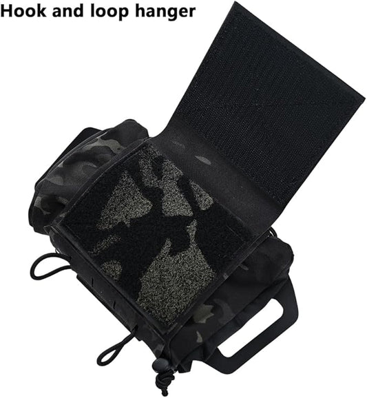 SABADO Rapid Deploy IFAK Pouch First Aid Kits Pack Tactical Two-piece System Medical Supply Holder Roll Carrier Hypalon Handle Outdoor Sport Hunting Bag Laminated Matting Fabric