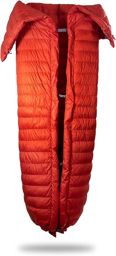 KAMMOK Firebelly 30°F - Down Trail Quilt, Water Resistant, Durable, Compact and Packable, Indoor/Outdoor Camp Blanket (88 in × 54 in),