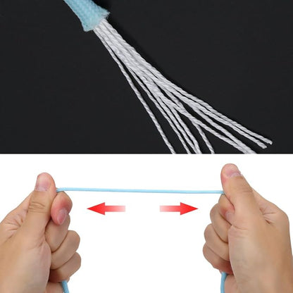 Luminous Rope, Parachute Cord in The Dark for Outdoor Camping(Blue)