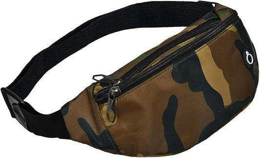 Fanny Pack for Men Women, Waterproof Sports Waist Bag Pack, Belt Bag for Travel Hiking Running