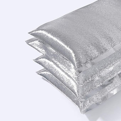 Smilco Reusable Insulation Bags Thermal Box Liners Metalized Liners Lunch Food Box Shopping Bag Insulated Lining Waterproof Insulation Package (25 Pack/ 8 In x 11 In)