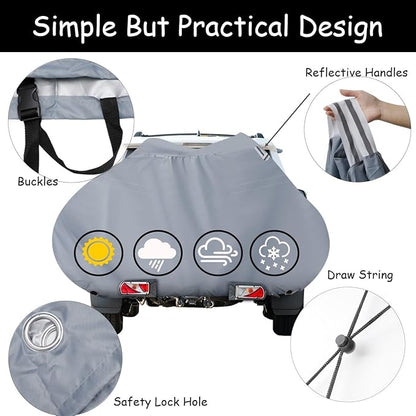 Bicycle Covers Transport. Waterproof Heat Resistant. Ideal As Ebike Cover Or Rain Cover. With Large Mesh Bag For Traveling.L