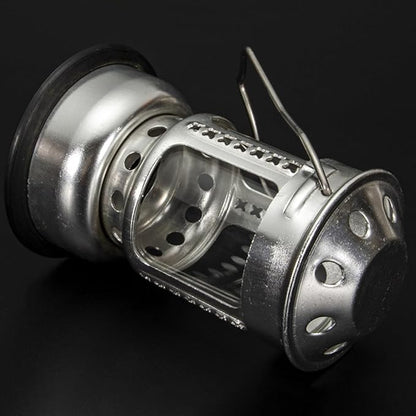 Hiking Candle Lamp Night Fishing Hangings Outdoor Camping Aluminum Alloys Candle Lamp for Outdoor Camping Angling, Gold