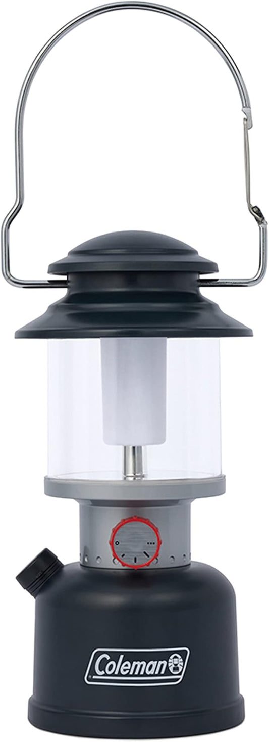 Coleman Classic Recharge 800 Lumens LED Lantern, Durable Water-Resistant Lantern with Built-in Rechargeable Batteries, Ideal for Camping and Emergencies