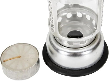 Hiking Candle Lamp Night Fishing Hangings Outdoor Camping Aluminum Alloys Candle Lamp for Outdoor Camping Angling, Gold