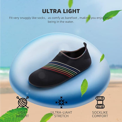 Water Shoes for Women Men Quick-Dry Aqua Socks Swim Beach Barefoot Yoga Exercise Wear Sport Accessories Pool Camping Must Haves Adult Youth Size