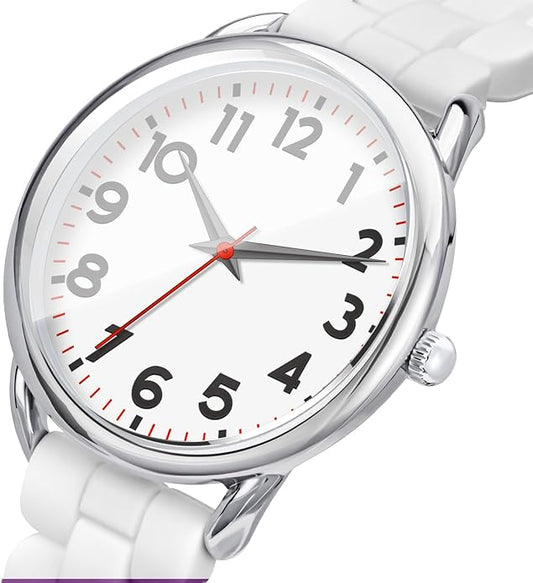 35MM Women's Watch Big Face Easy Reader Water Proof