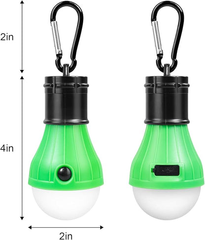 Led Camping Lantern USB Rechargeable,Outdoor Tent Lights for Camping Hanging,Kids with Clip Hook Camping Flashlight (2 Packs Black)