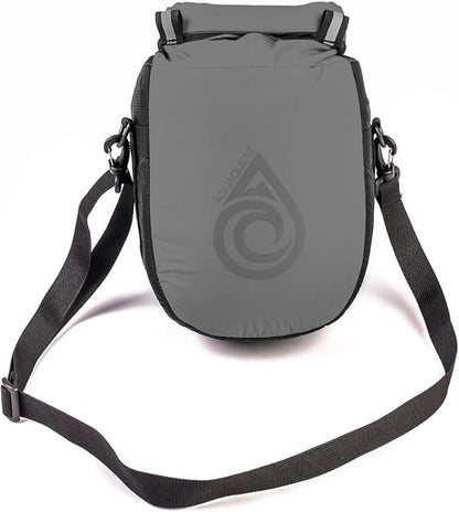 Aqua Quest Ice Cave Insulated Dry Bag - 5L & 12L Cooler Drybag - Waterproof, Lightweight, Compact - Grey, Blue, Black