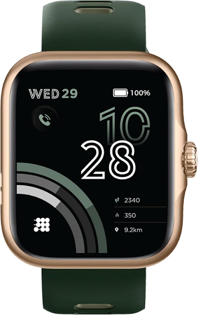Cubitt Viva Pro Smartwatch/Fitness Tracker with 1.78" Touch AMOLED Screen, Bluetooth Calling, Built in GPS, 60+ Sports, Blood Oxygen, Heart Rate, Stress and Sleep Monitor, Waterproof, Step Counter