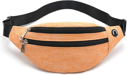 Fanny Pack for Men & Women - Waterproof Waist Bag Pack with Adjustable Strap for Travel Sports Running.