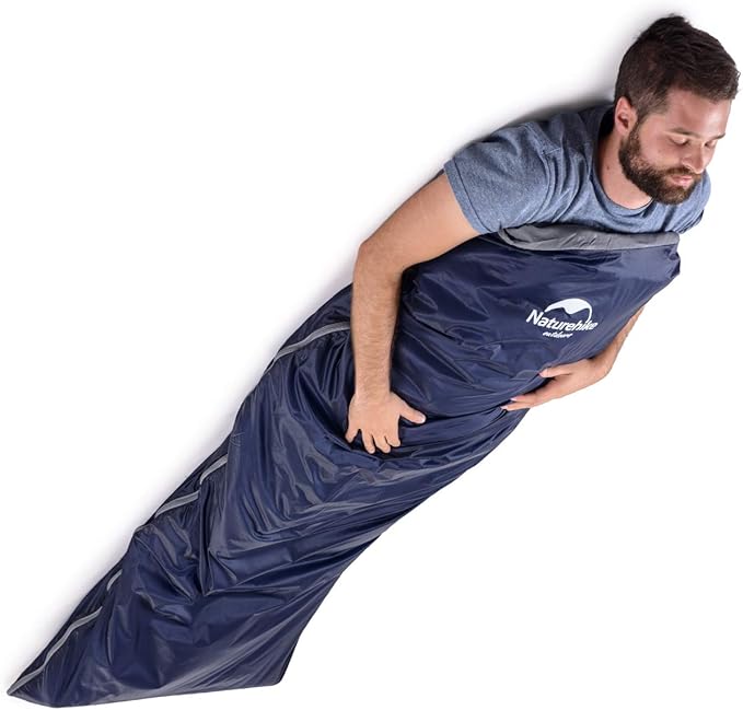 Naturehike Lightweight Compact Sleeping Bag, Envelope Ultralight Backpacking Sleeping Bag Portable, Waterproof, Comfort with Compression Sack for Cold&Warm, Camping, Traveling, Hiking