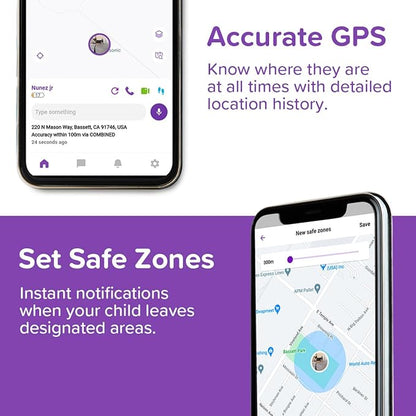 myFirst Fone R2 Kids Smartwatch with eSIM Video Calls Messaging Real-Time GPS Tracking SOS Button Safety Alerts School Mode Music Player Ages 5-12, for USA & Canada Gift for Girls (Cotton Candy Mix)