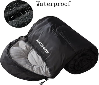 Sleeping Bags for Adults Backpacking Lightweight Waterproof- Cold Weather Sleeping Bag for Warm Camping Hiking Outdoor Travel Hunting with Camping Sleeping Bag