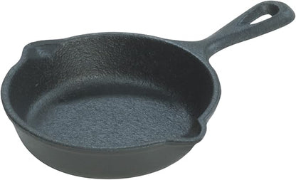 Lodge 3.5 Inch Cast Iron Pre-Seasoned Skillet – Signature Teardrop Handle - Use in the Oven, on the Stove, on the Grill, or Over a Campfire - Black